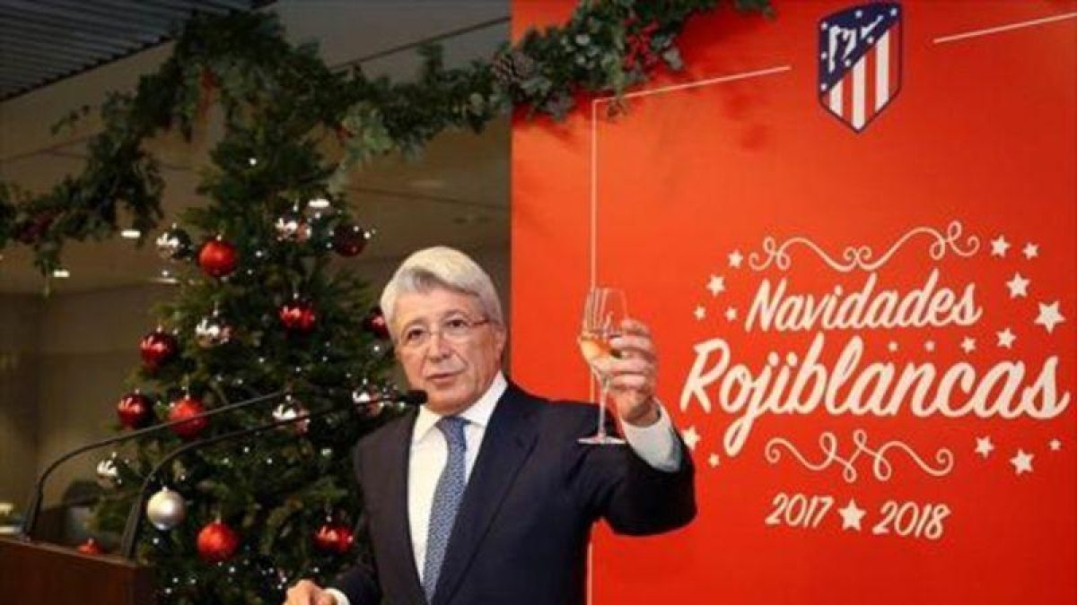 El presidente del Atlético, Enrique Cerezo.-EFE