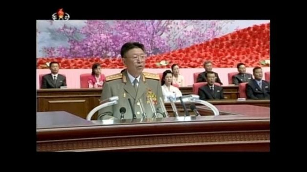 El general Ri Yong Gil en un discurso en Pyongyang en 2014.-REUTERS TV / REUTERS