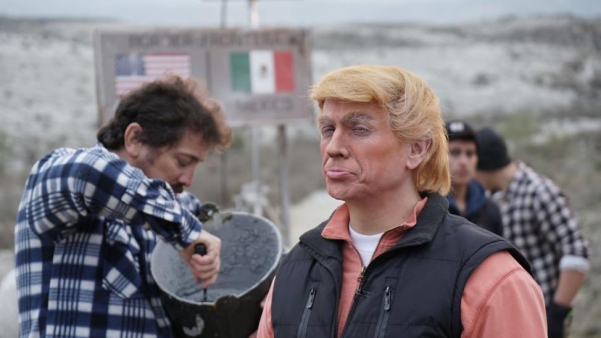 José Mota, como Donald Trump, en el especial de Fin de Año de TVE-1 'Operación: and the andaran'.-RTVE