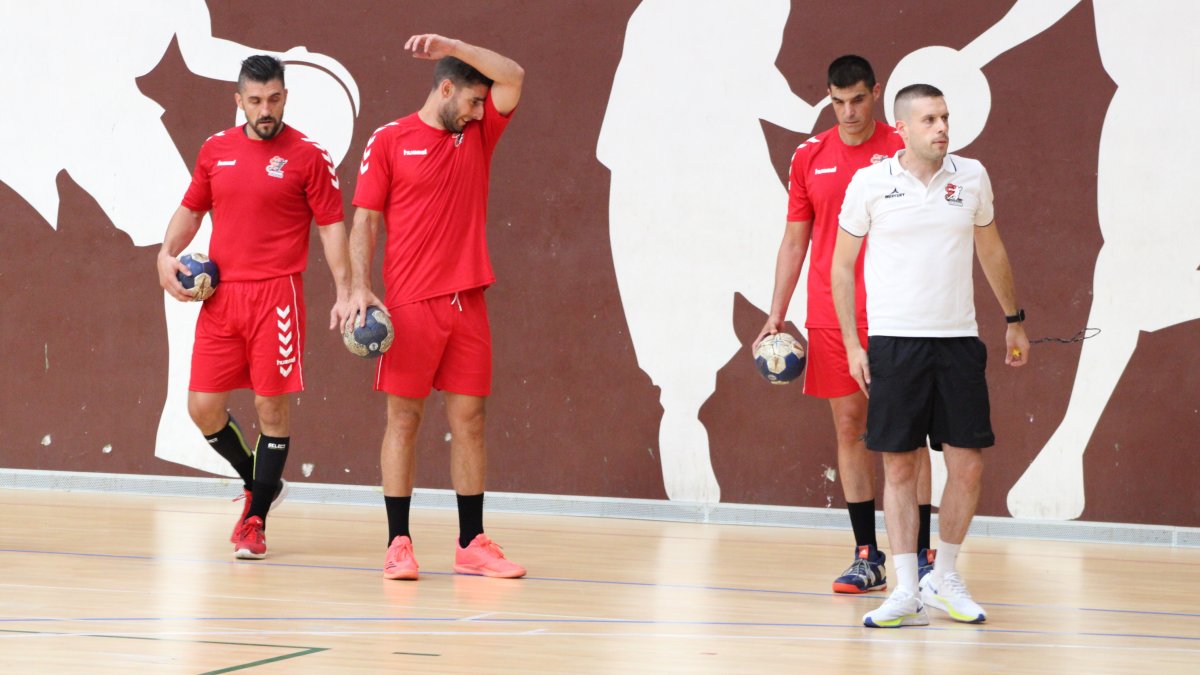 Imagen de una sesión de entrenamiento de pretemporada. ECB