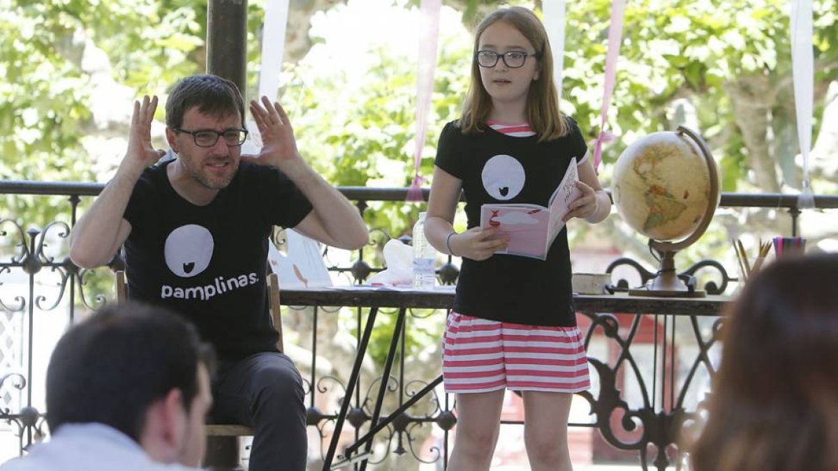 La Editorial Pamplinas cerró ayer el programa infantil.-Raúl Ochoa