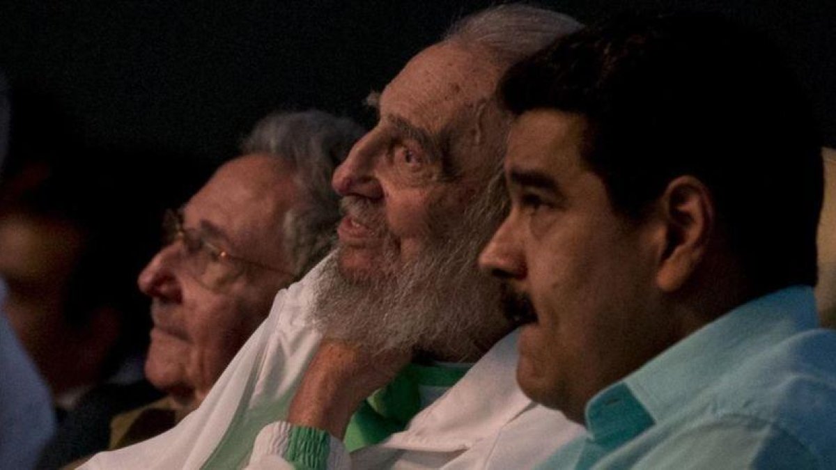 Fidel Castro y Nicolás Maduro, el pasado agosto en La Habana.-ISMAEL FRANCISCO