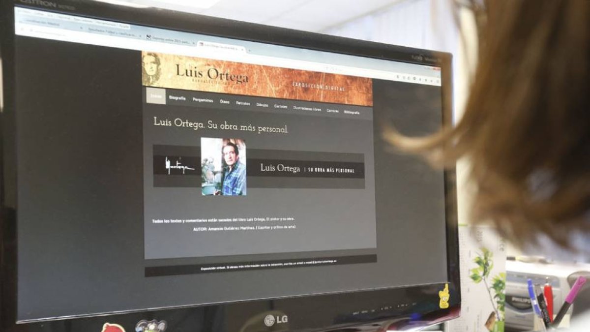 La obra y la figura de Luis Ortega se queda casi sin secretos en www.pintorluisortega.es.-Raúl Ochoa