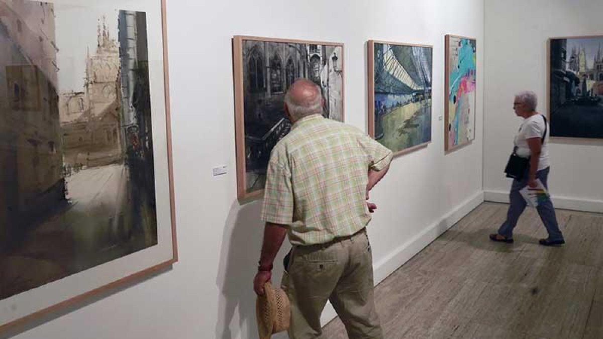 Las pinturas se pueden ver y comprar en Cultural Cordón hasta el 25 de septiembre.-Raúl Ochoa