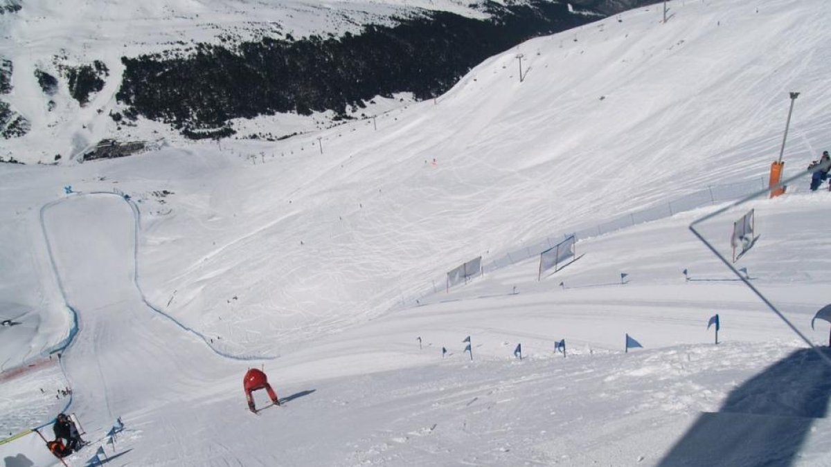 Instantánea de la Copa del Mundo de kilómetro lanzado en Andorra.-TWITTER