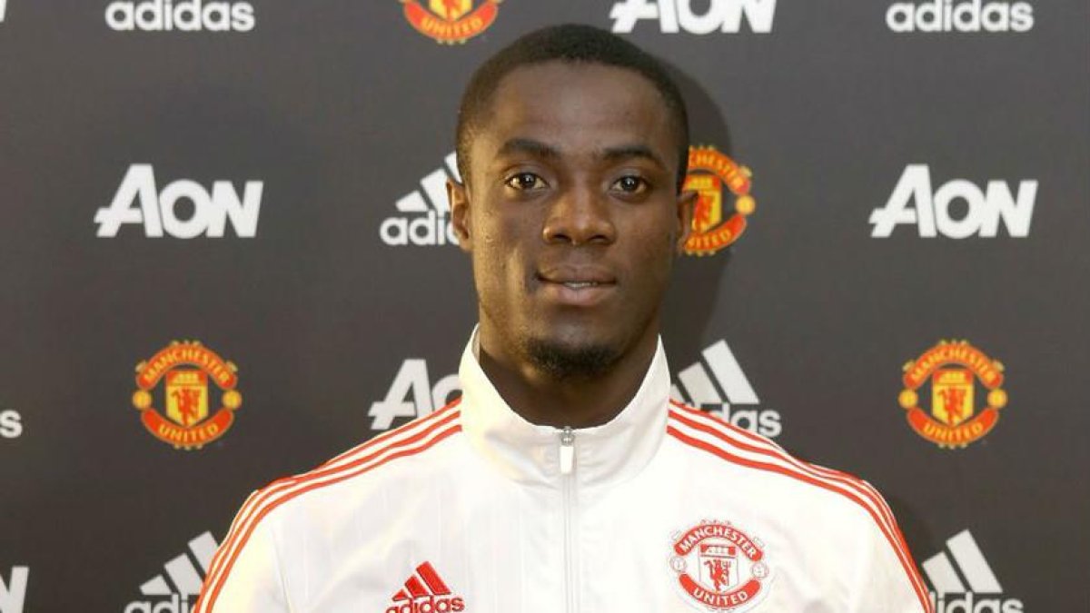 Eric Bailly, con la camiseta del Manchester United-MANCHESTER UNITED