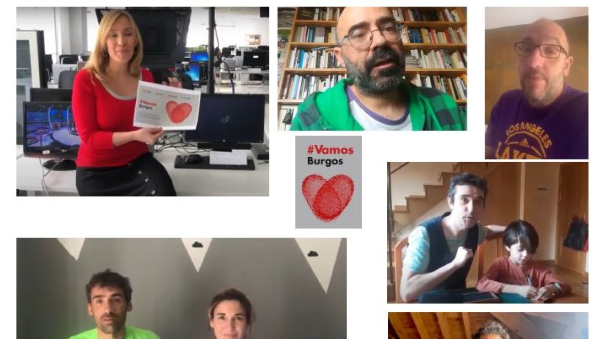 Diversas personalidades de la cultura y el deporte han apoyado la plataforma solidaria #Vamos Burgos. ECB