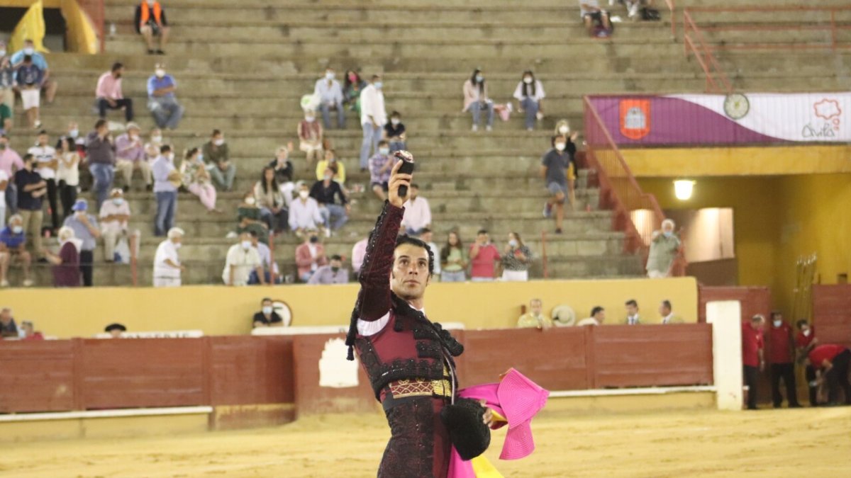 Morenito en el festejo de Ávila