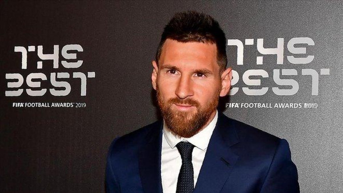 Messi, en la gala de ’The Best’ en Milán.-AFP / TIZIANA FABI