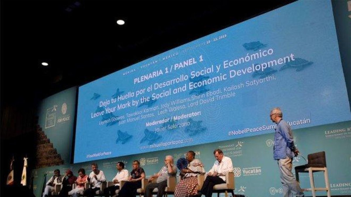 Cumbre Mundial de los Premios Nobel de la Paz.-EFE