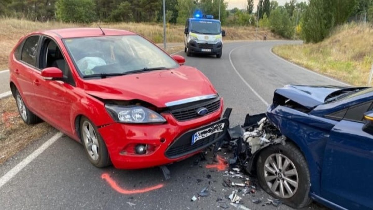 Imagen de uno de los accidentes de este año. Las 4 personas implicadas necesitaron traslado al hospital