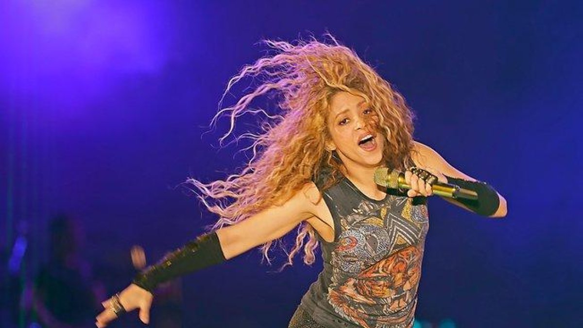 Shakira, durante un concierto en el Líbano, en julio del 2018.-AFP / JOSEPH EID