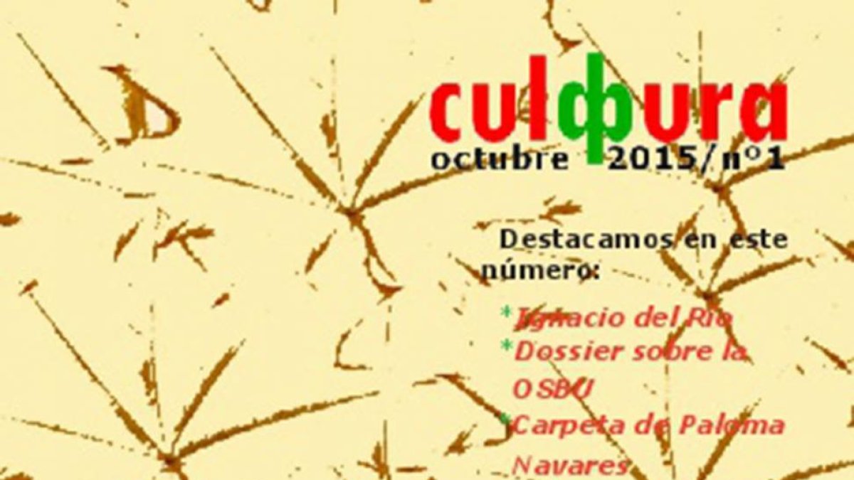 Portada de la revista 'Culdbura'.-