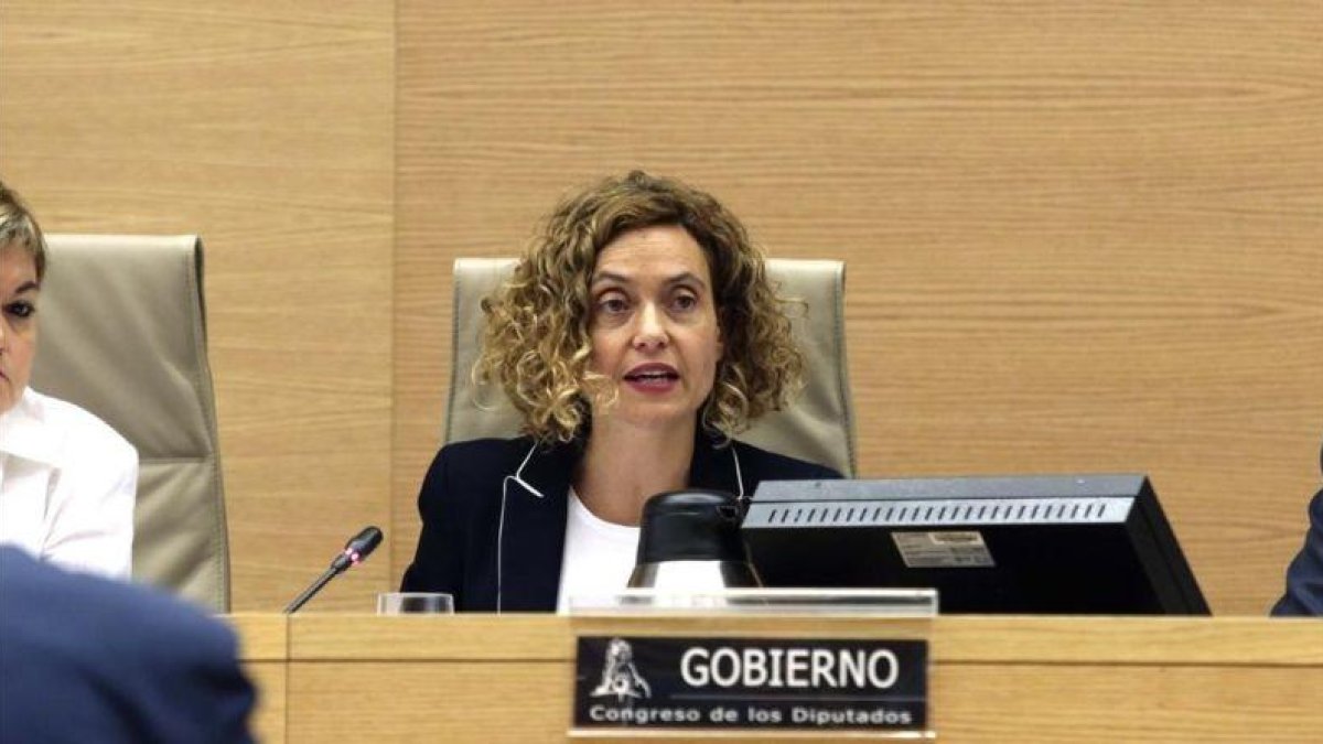 Meritxell Batet, ministra de Política Territorial, en el Congreso de los Diputados.-EL PERIÓDICO/ ARCHIVO