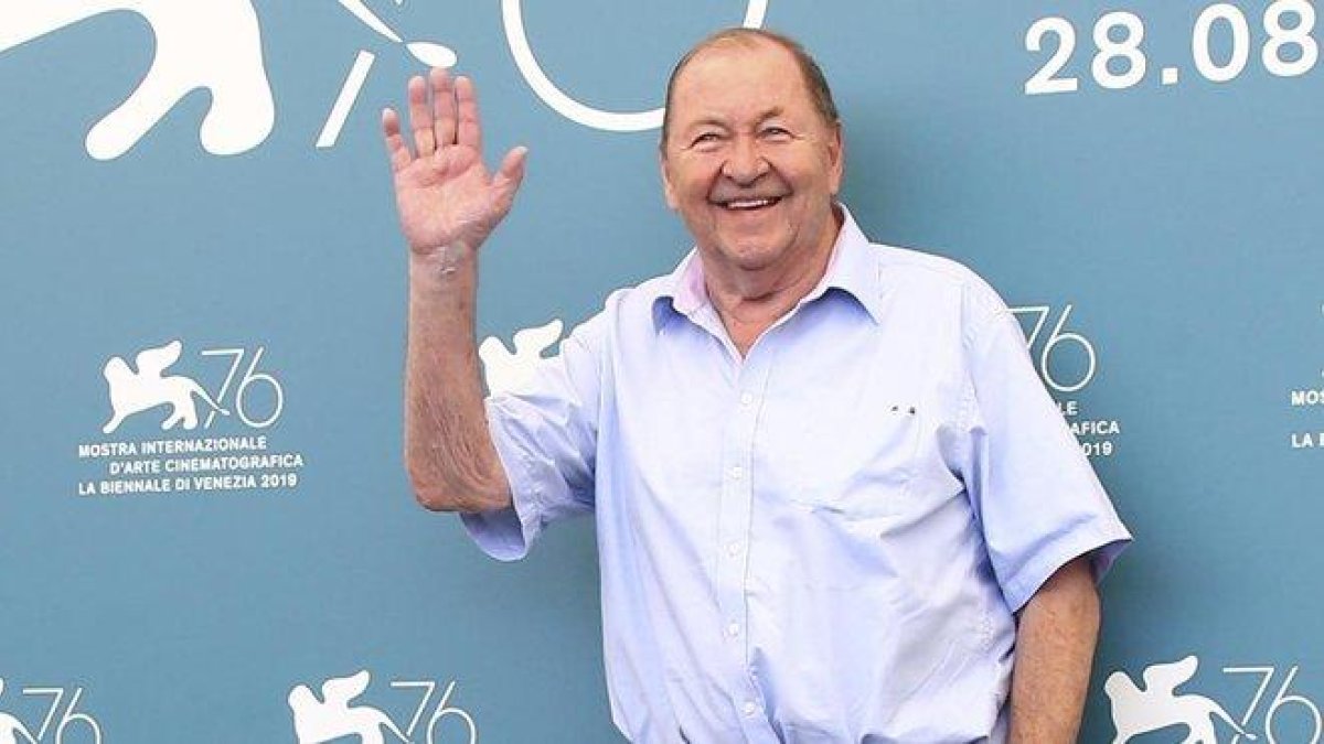 Roy Andersson, tras la presentación de ’Sobre lo infinito’ en el último festival de Venecia.-AP / INVISION / JOEL C. RYAN