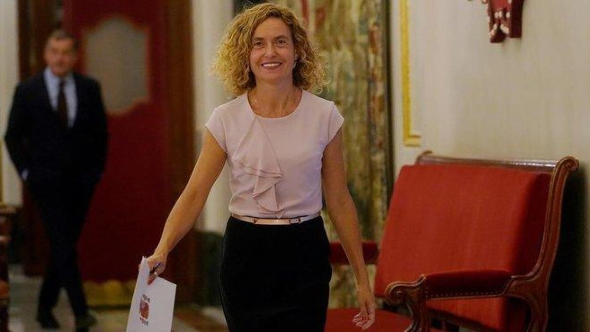 Meritxell Batet, presidenta del Congreso, en una foto de archivo.-JOSÉ LUIS ROCA