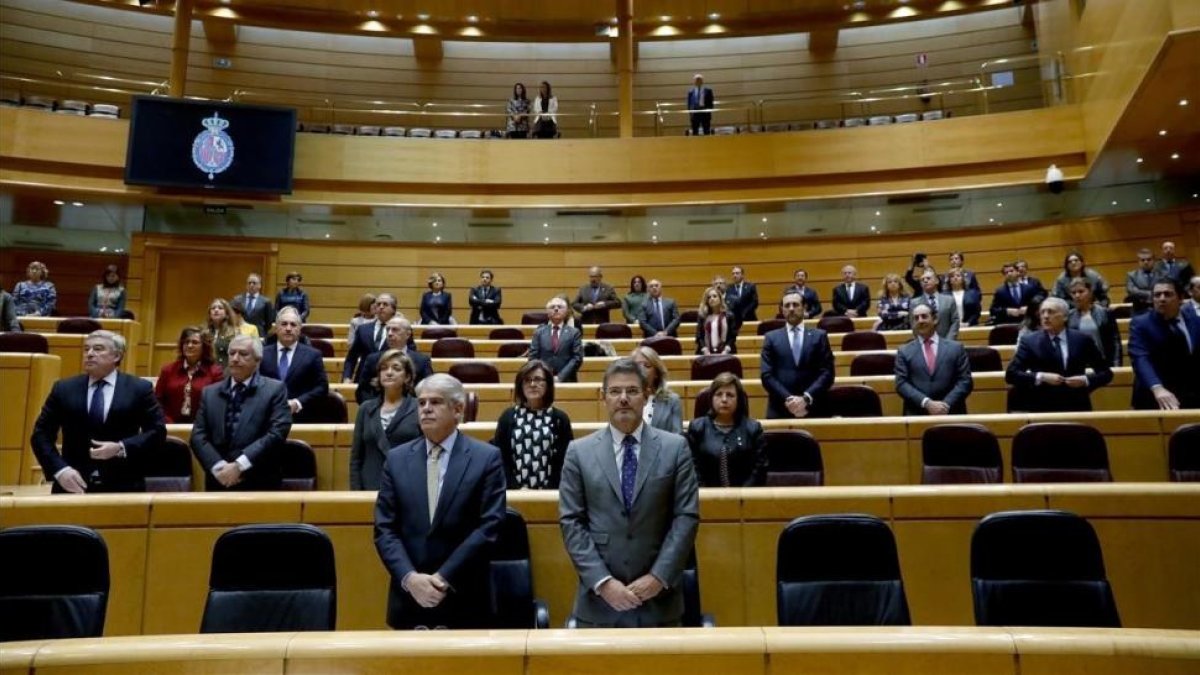 El hemiciclo del Senado.-JAVIER LIZON (EFE)