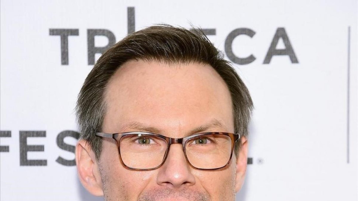Christian Slater, en el Festival de Tribeca el pasado 17 de abril.-JAMIE McARTHY
