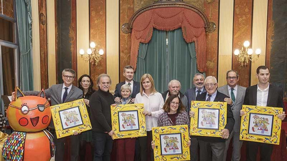 Imagen de la entrega de los premios Fedisfibur en el Salón Rojo.-SANTI OTERO