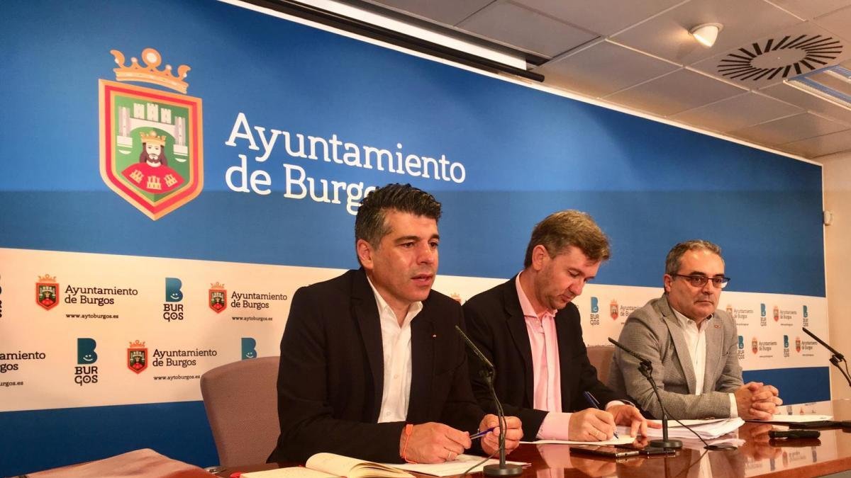Vicente Marañón, Javier Lacalle y Ángel Martín.-RAÚL G. OCHOA