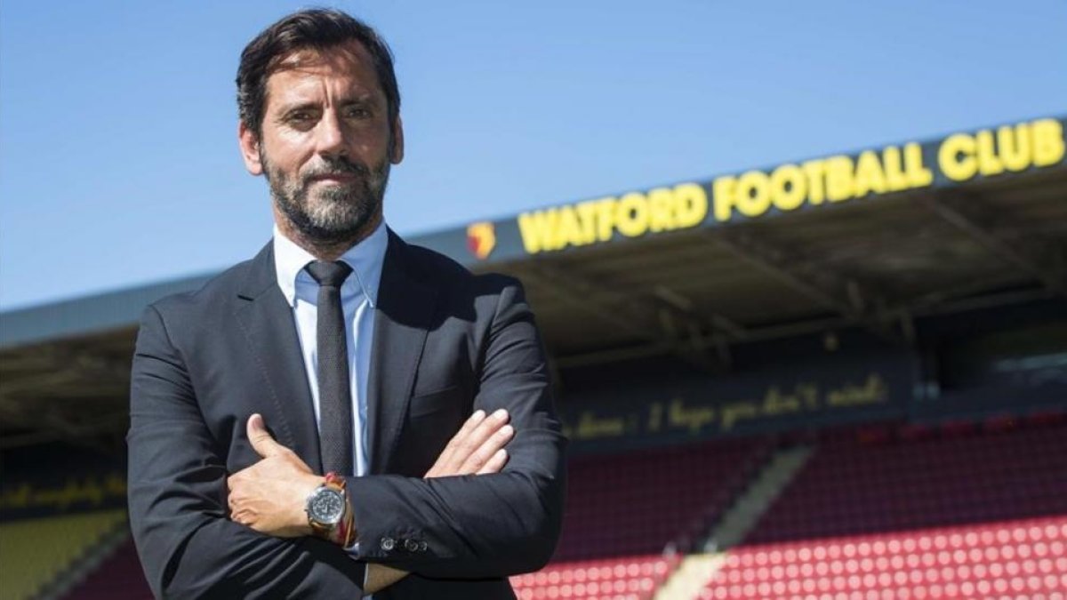 Quique Sánchez Flores, durante una etapa como entrenador-AFP / JACK TAYLOR