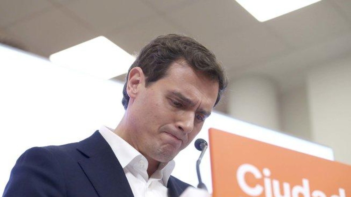 El ex presidente de Ciudadanos, Albert Rivera.-DAVID CASTRO
