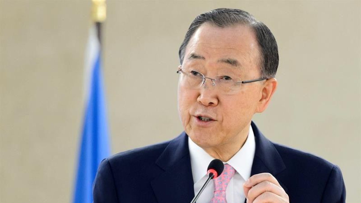 Imagen de archivo del secretario general de la ONU, Ban Ki-moon.-EFE / ARCHIVO