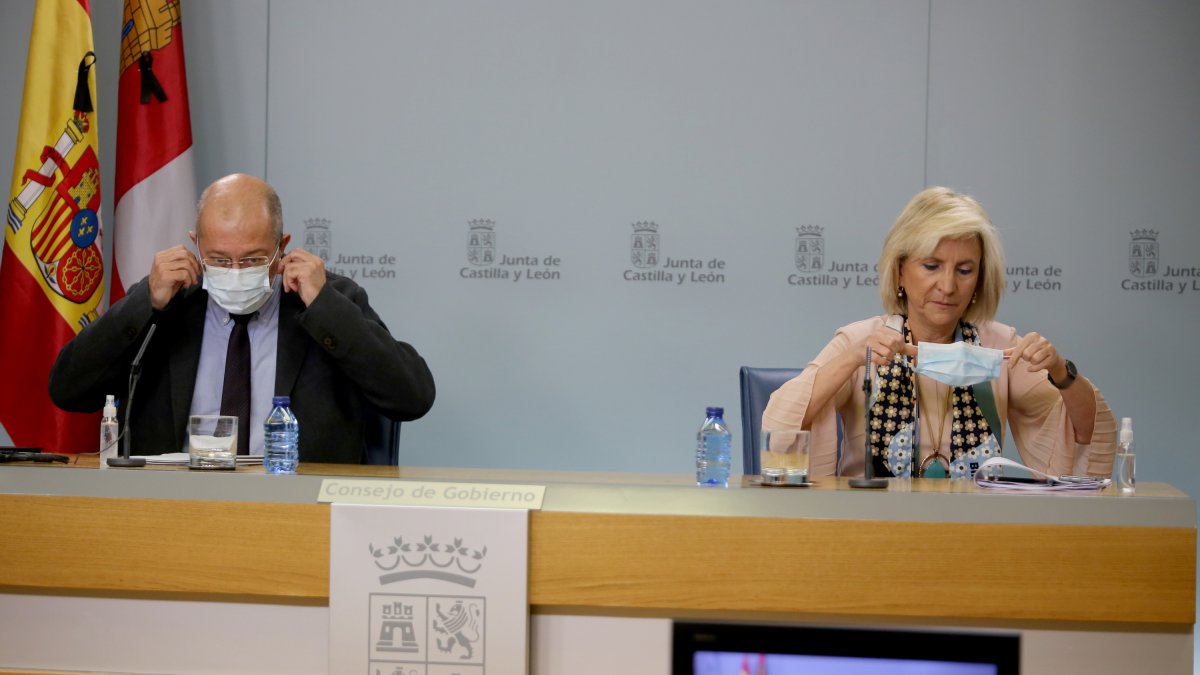 Francisco Igea y Verónica Casado.