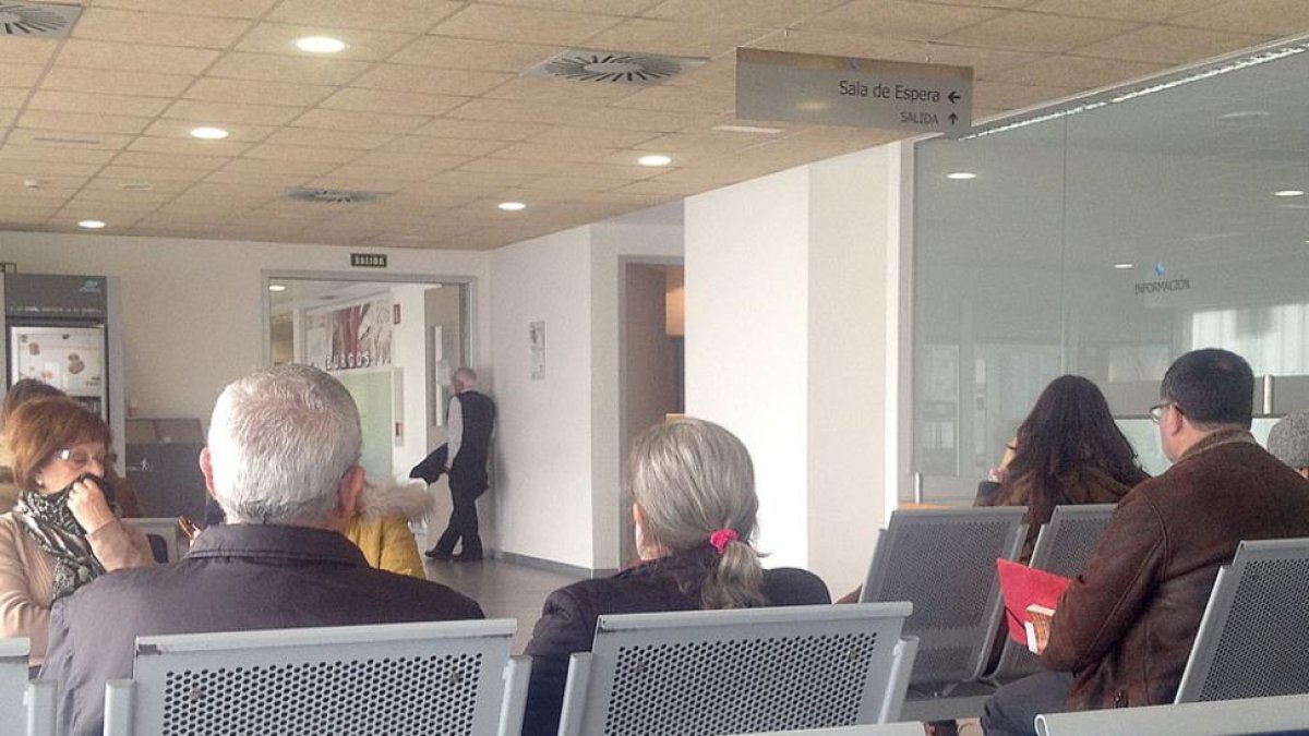 Sala de espera de Urgencias del HUBU.