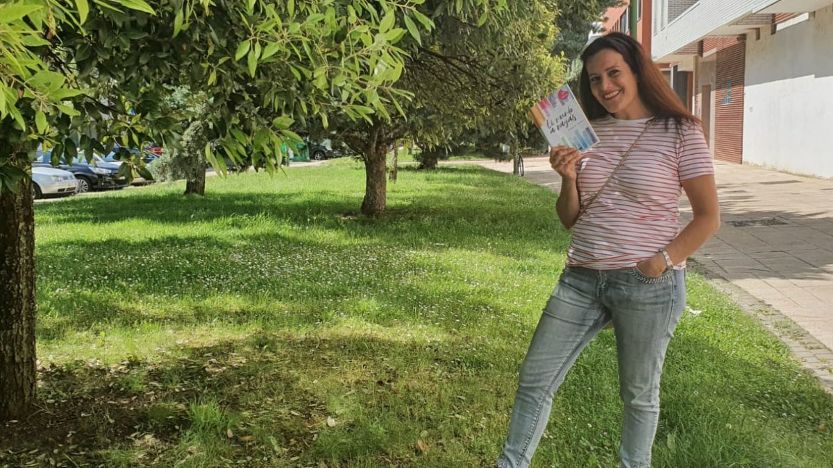 La autora de 'Un mundo a rayas', Amaya M. Vicario. ECB