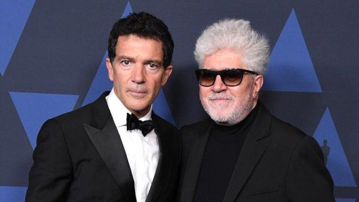 Antonio Banderas y Pedro Almodóvar.-