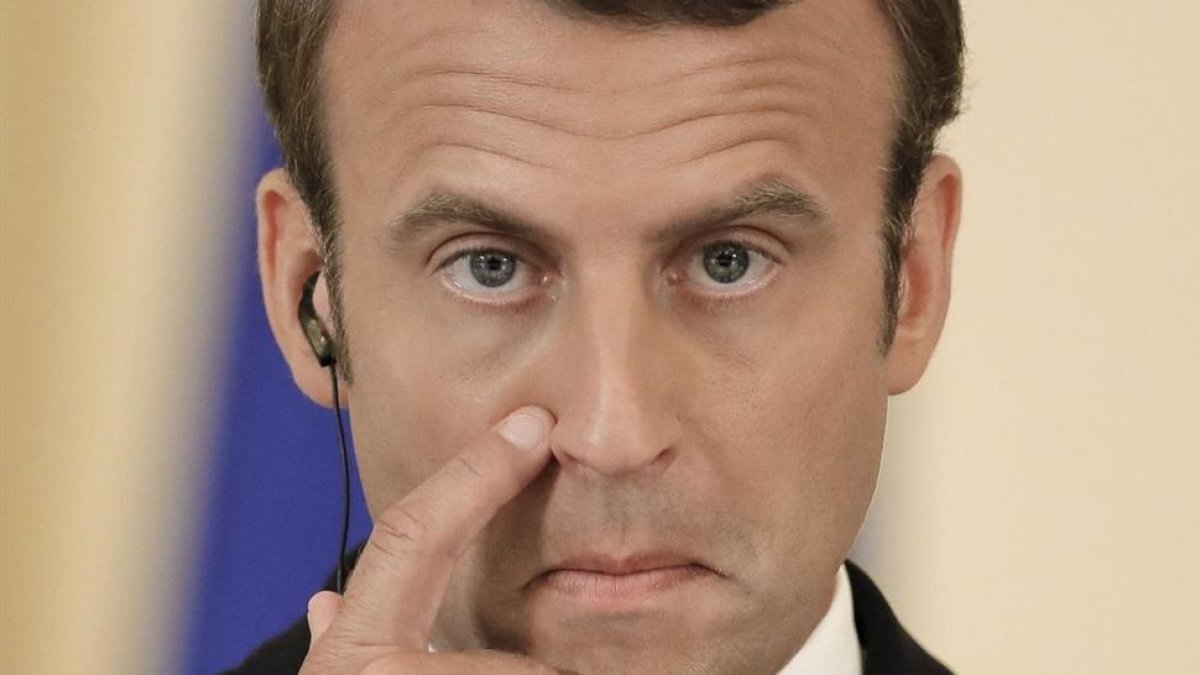 El presidente Macron.-AP / VADIM GHIRDA