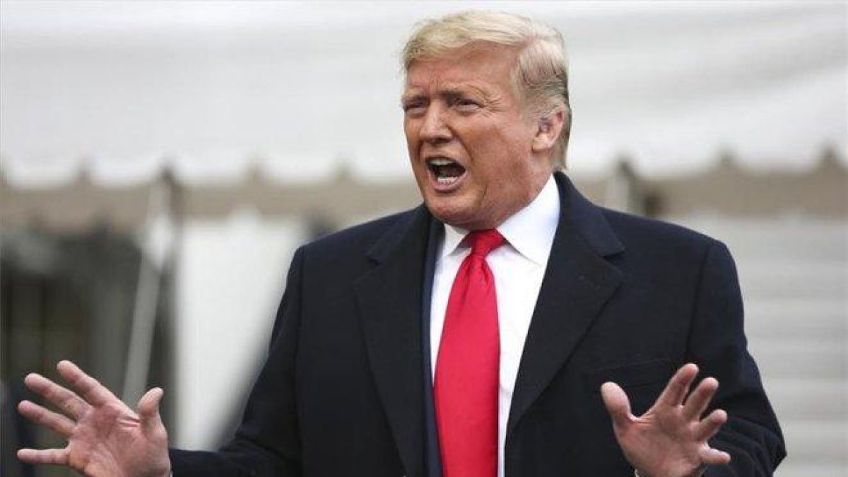 El presidente de los EEUU, Donald Trump.-EUROPA PRESS