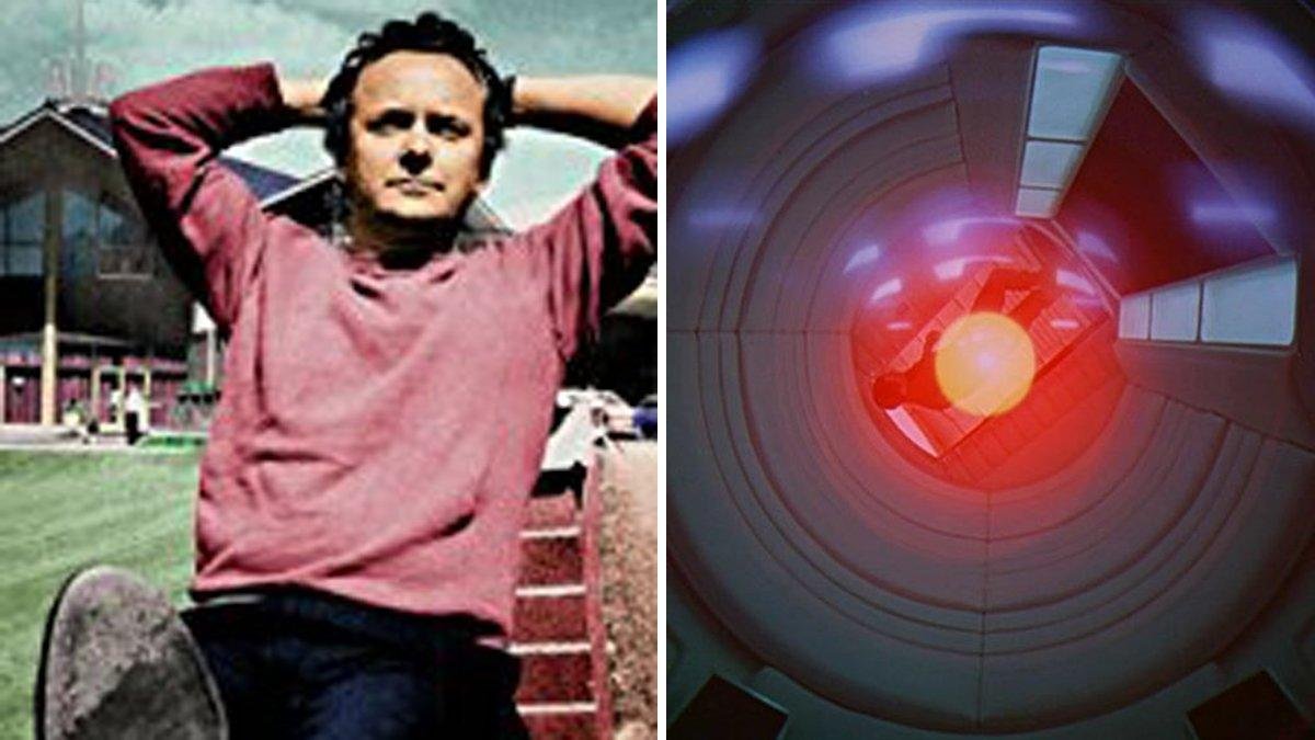 El actor Douglas Rain y la computadora Hal 9000.-EL PERIÓDICO