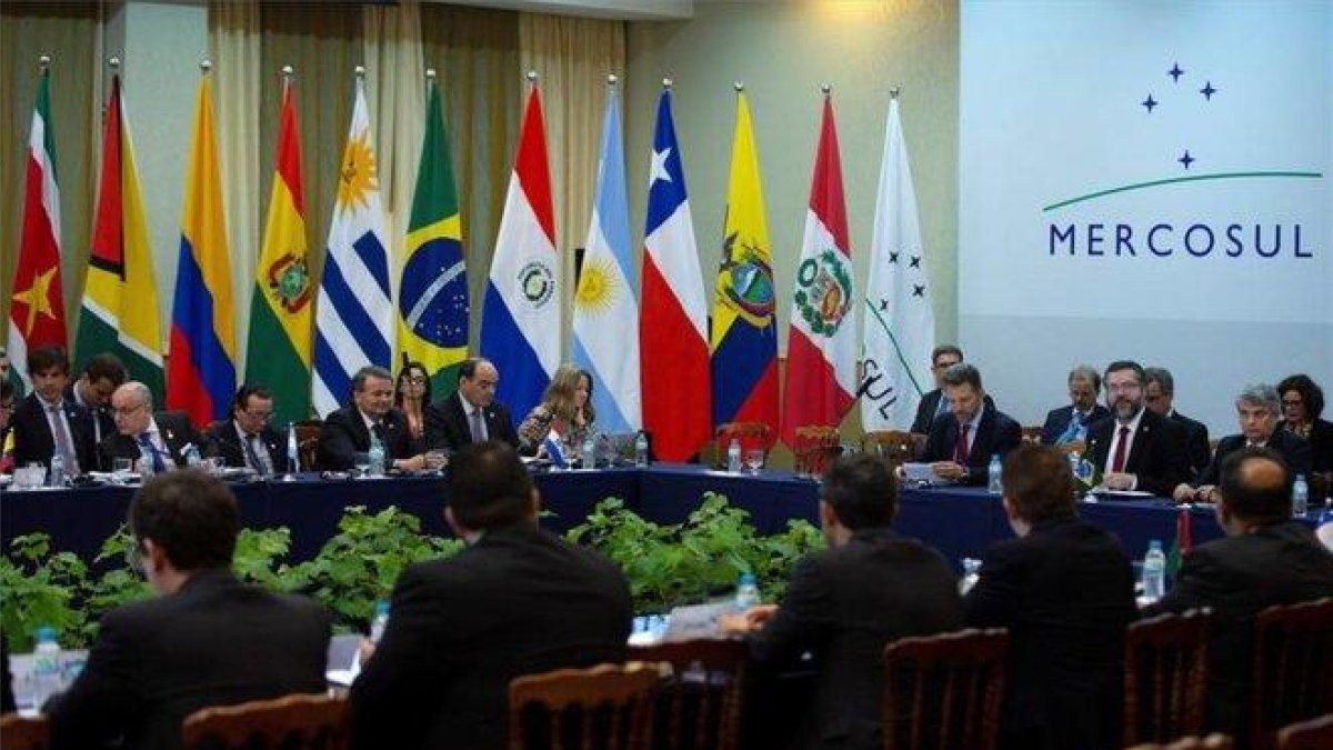 Reuniones de trabajo en la cumbre del Mercosur en Brasil.-EFE