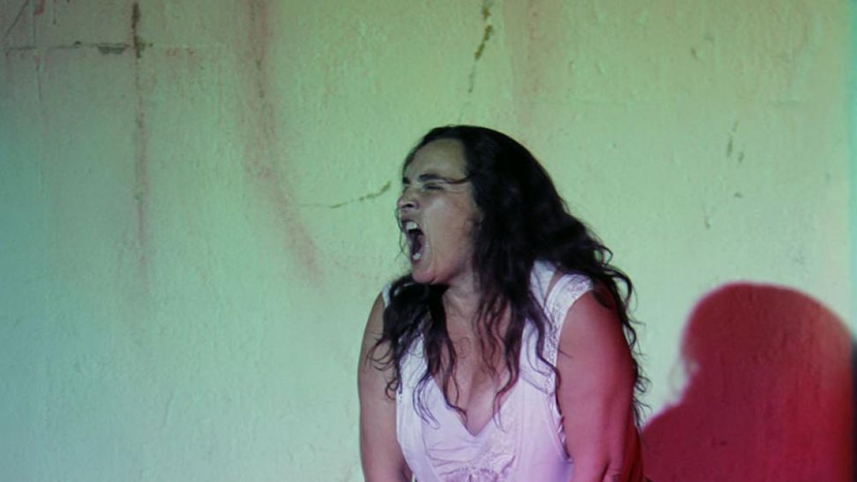 La actriz Mercedes Herrero.-