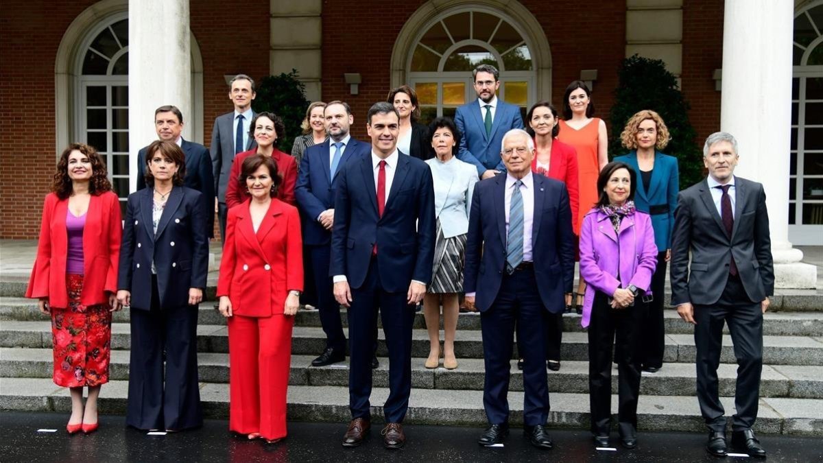 Los ministros del Gobierno de Pedro Sánchez. /-JAVIER SORIANO (AFP)