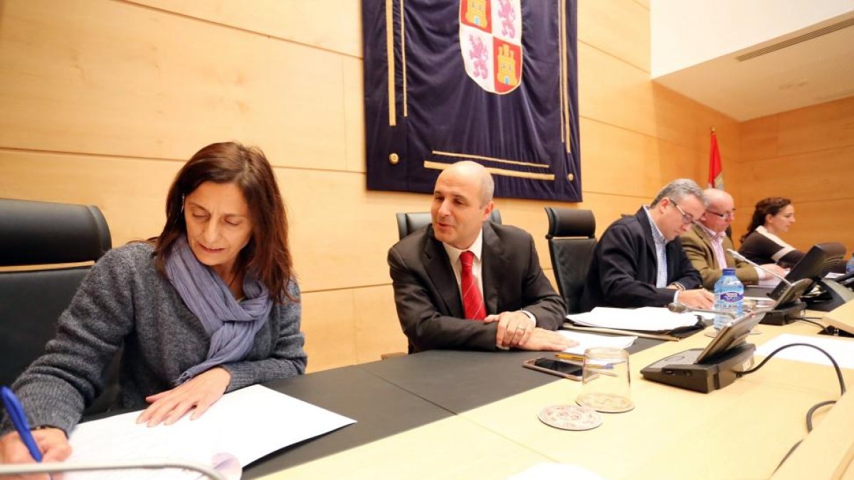 El director general de Producción Agropecuaria e Infraestructuras Agrarias de la Consejería de Agricultura y Ganadería, Jorge Llorente, comparece en las Cortes para informar sobre el movimiento de ganado en una explotación con tuberculosis en Salamanca-Ical