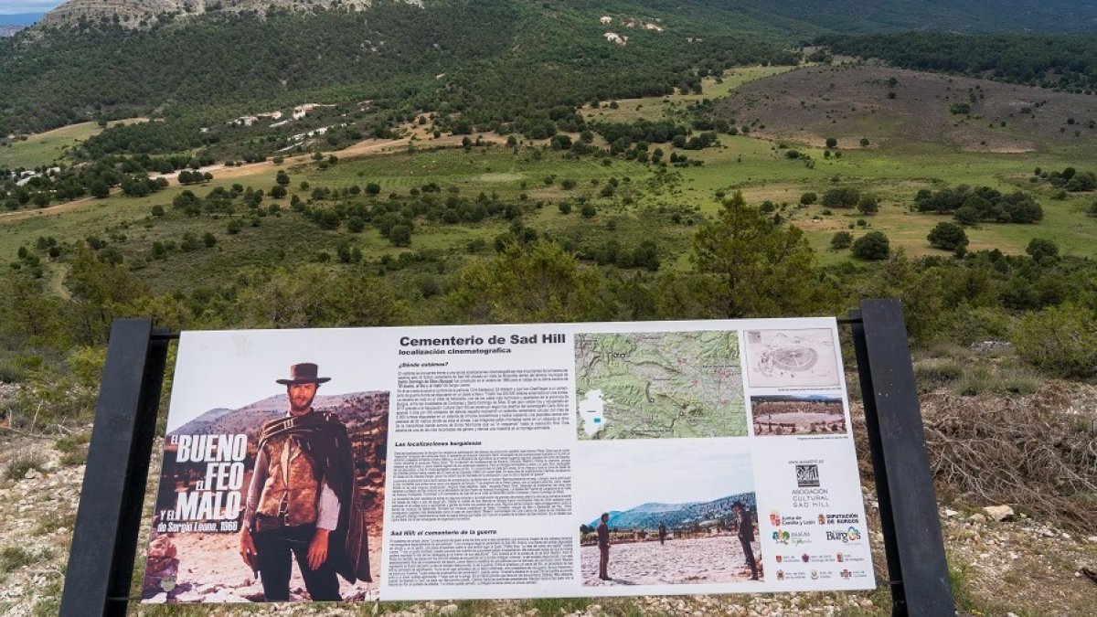 Vista panorámica desde el cementerio de Sad Hill. ICAL