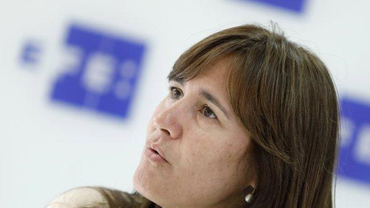 La portavoz de JxCat en el Congreso, Laura Borràs.-EFE