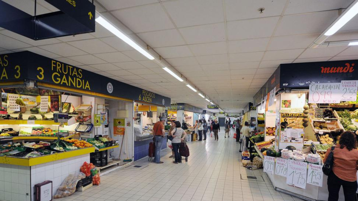 Interior del Mercado Norte, ubicado en la plaza de España.