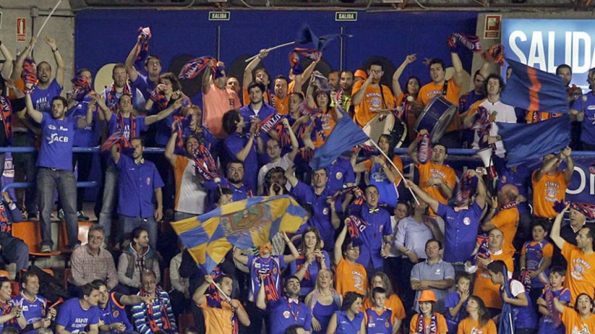 Imagen de la afición del Autocid Ford durante un partido.-SANTI OTERO