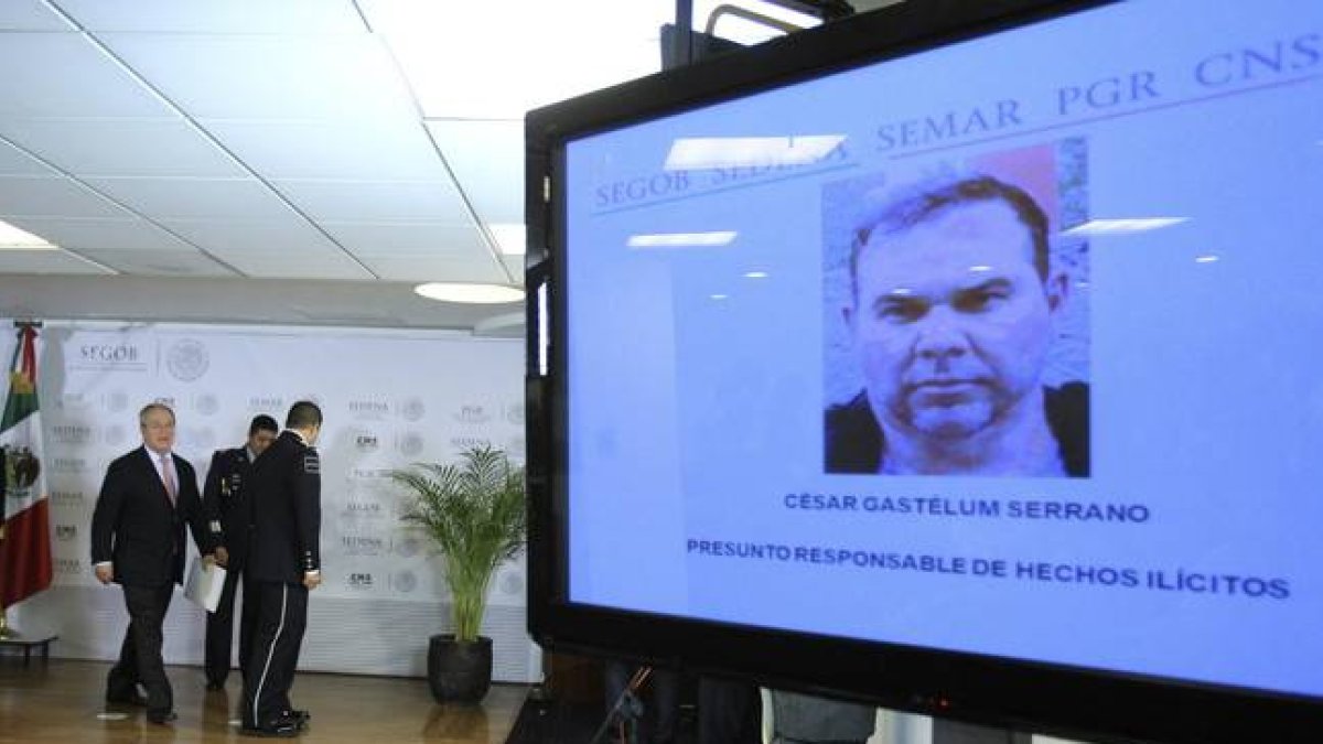Una fotografía de César Gastelum Serrano, uno de los narcotraficantes más buscados por el Gobierno de Estados Unidos y considerado uno de los capos del cártel de Sinaloa.-Foto: EFE / MARIO GUZMÁN