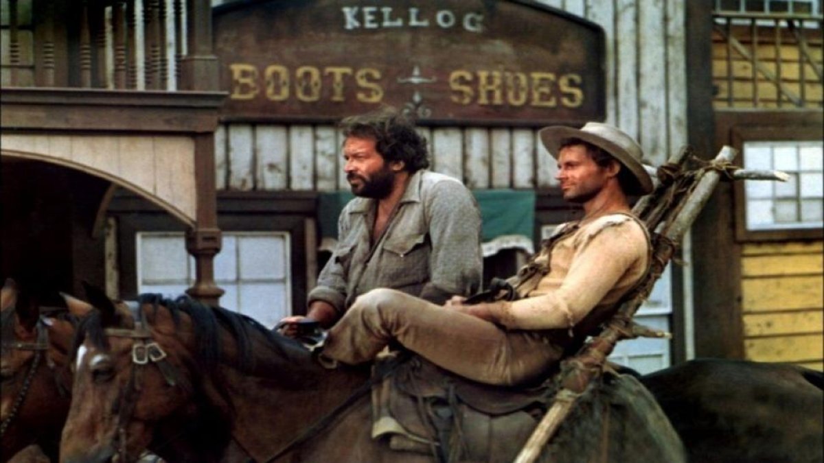 Bud Spencer y Terence Hill.-LE SEGUÍAN LLAMANDO TRINIDAD