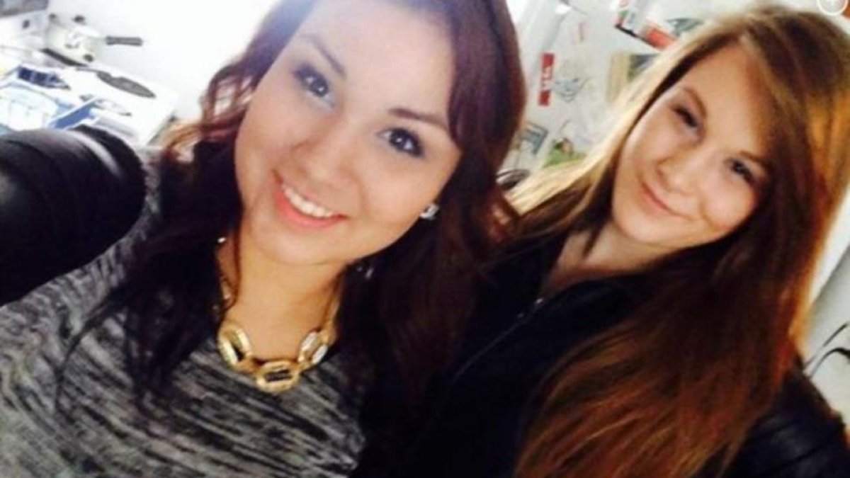 El selfie que ha delatado a Cheyenne Rose Antonie, izquerda.-FACEBOOK