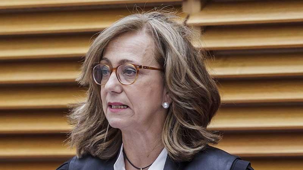 María Lourdes Rodríguez Rey durante su intervención.-SANTI OTERO
