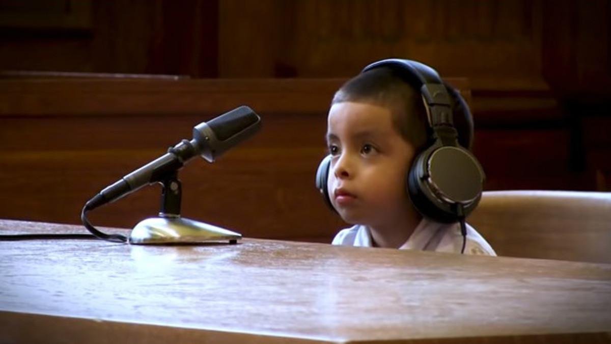 Captura del vídeo de la oenegé que denuncia los juicios a menores sin abogados-YOUTUBE