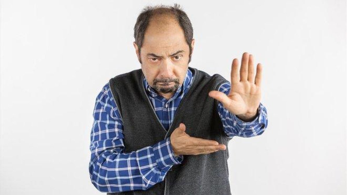 El actor Jordi Sánchez, como Antonio Recio en la serie La que se avecina.-ARCHIVO