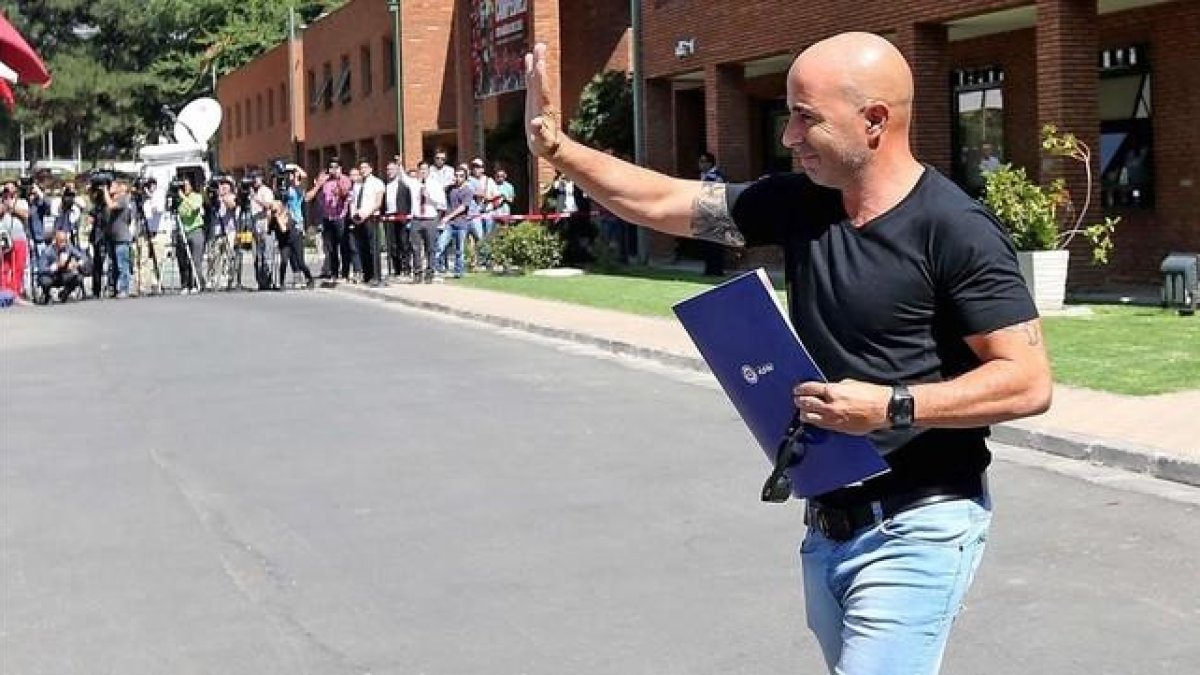Jorge Sampaoli.-AGENCIA / CARLOS PARRA