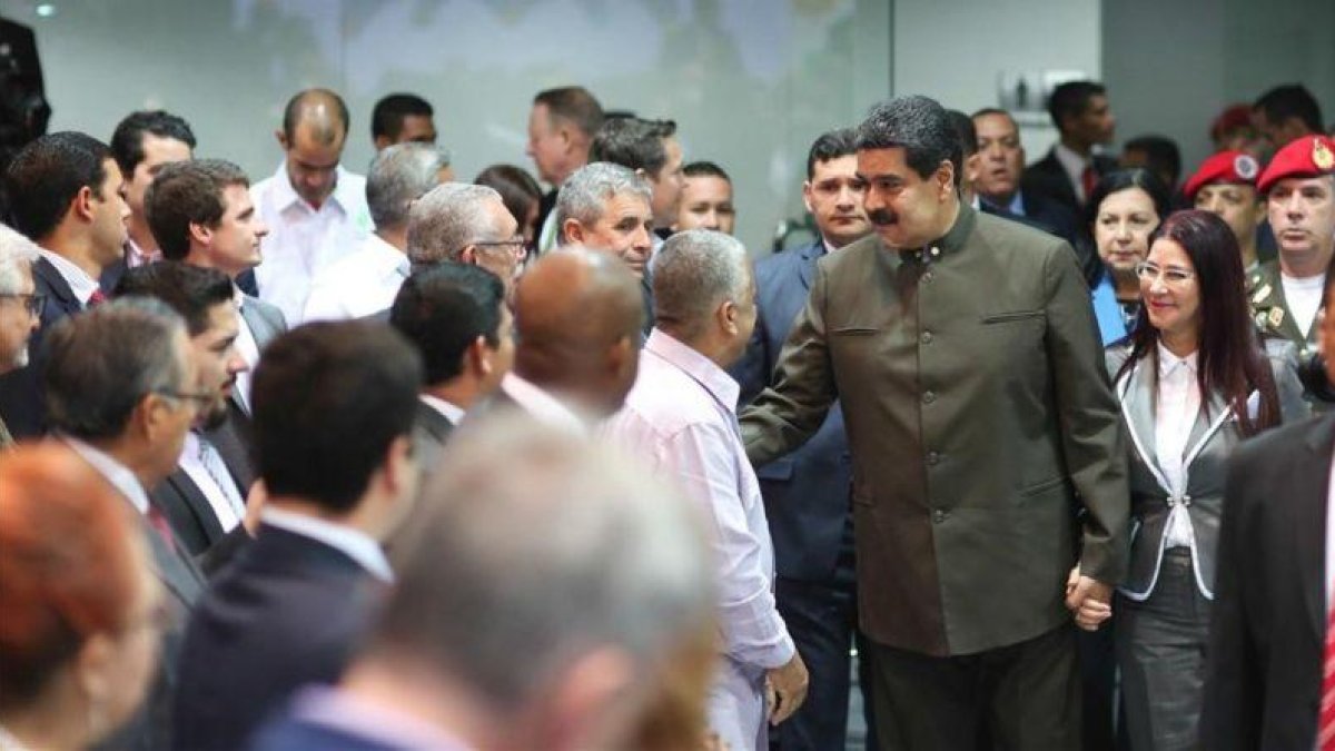 Nicolás Maduro en la Expo Venezuela Potencia 2017.-EFE